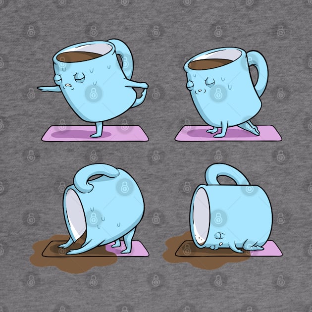 Yoga Coffee by comicada